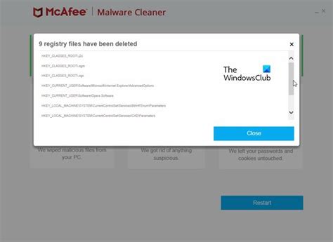 mcafee malware cleaner